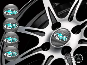 Subaru Badges Roues Tuning Grille Racing Radiante